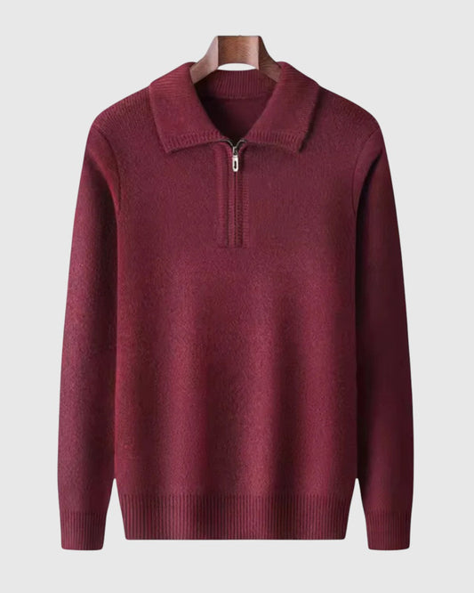 David – kašmírový quarter-zip