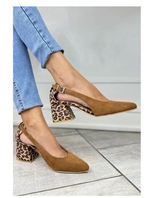Alžběta | Leopardí slingback