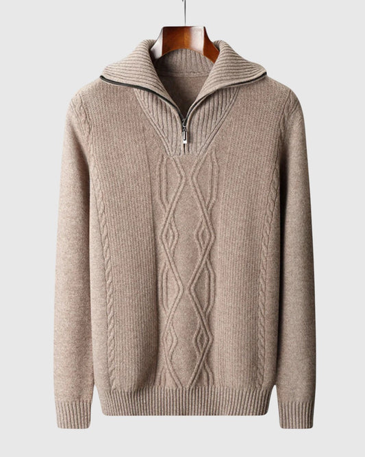 Iveta – merino zip svetr