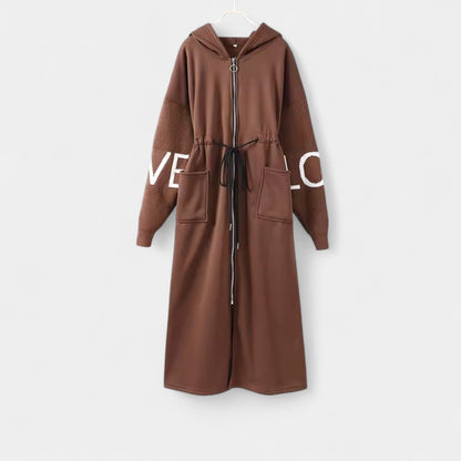 Jana – Kabátový cardigan s kapucí